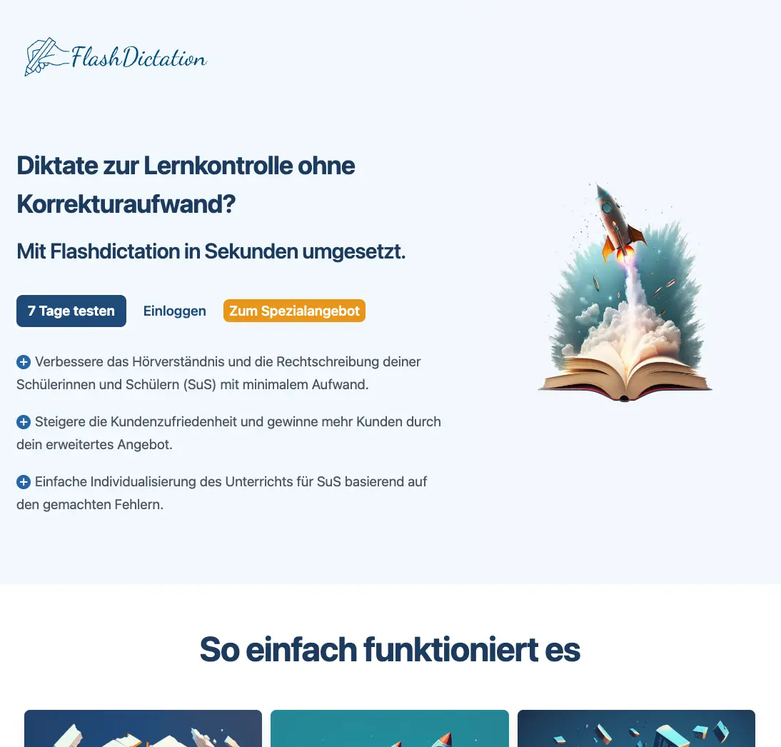 FlashDictation.com Logo